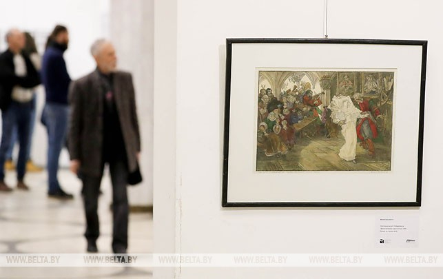 Уникальный тематический вернисаж открылся накануне международной книжной выставки в Минске
