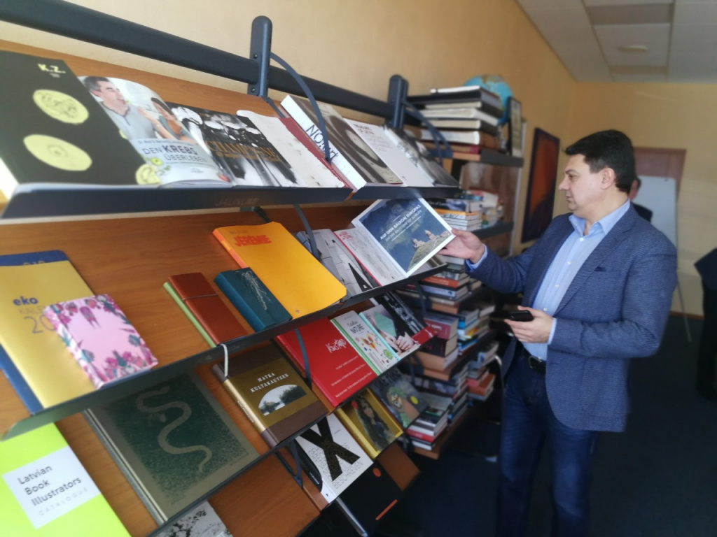 Белорусская делегация на Латвийской книжной выставке
