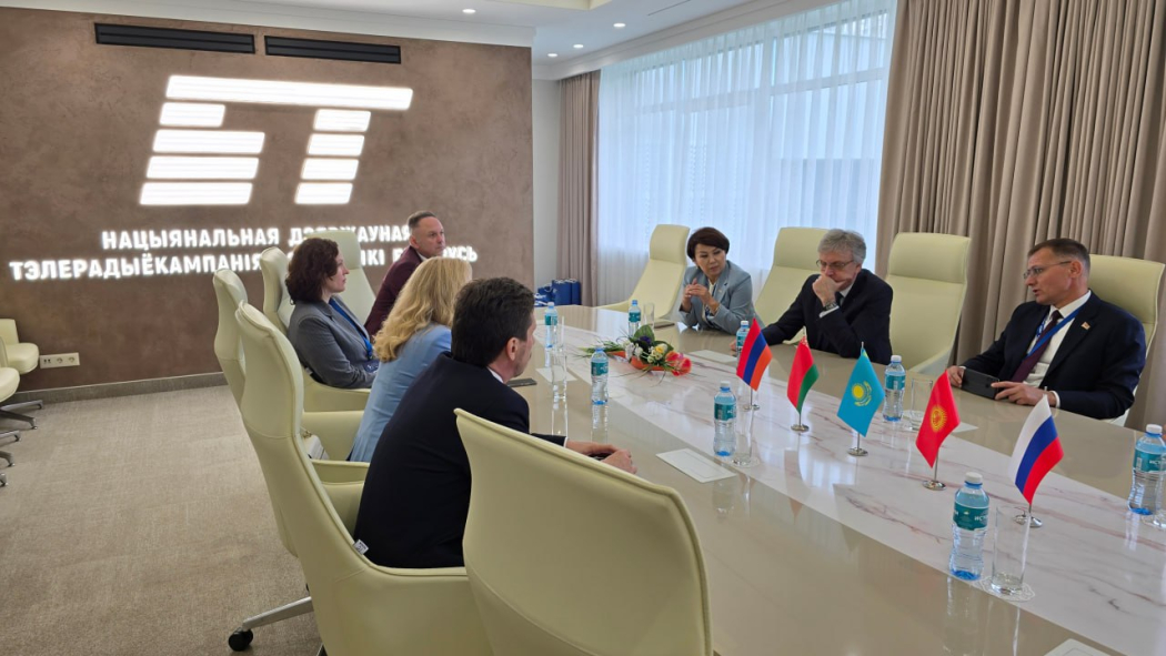 Представители медиасферы стран ЕАЭС посетили Белтелерадиокомпанию
