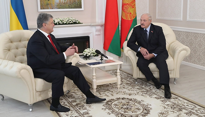 Встреча президентов Беларуси и Украины прошла в Гомеле
