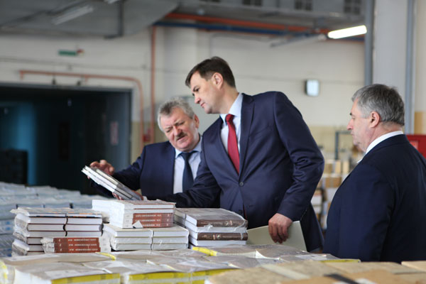 Максим Рыженков посетил ОАО «Полиграфкомбинат им.Я.Коласа»
